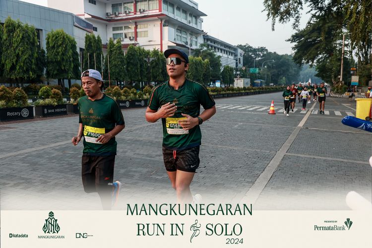 Race photo from Mangkunegaran Run 2024