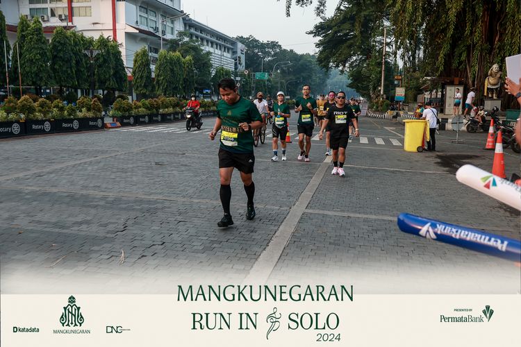 Race photo from Mangkunegaran Run 2024