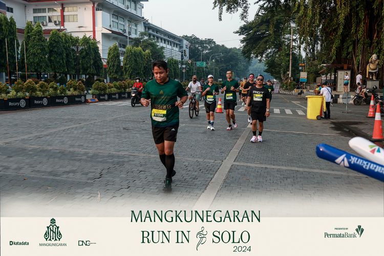 Race photo from Mangkunegaran Run 2024