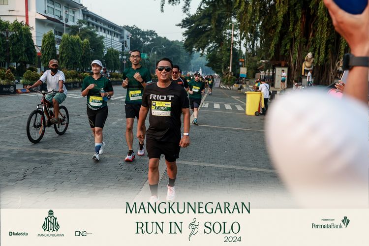 Race photo from Mangkunegaran Run 2024