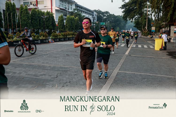 Race photo from Mangkunegaran Run 2024
