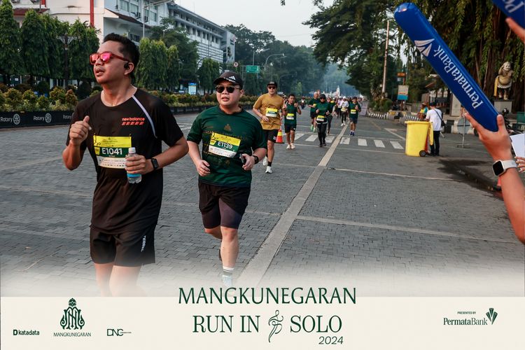 Race photo from Mangkunegaran Run 2024