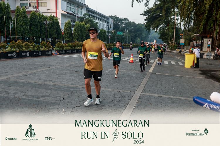Race photo from Mangkunegaran Run 2024