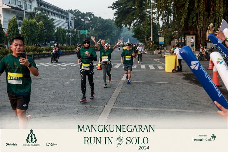 Race photo from Mangkunegaran Run 2024