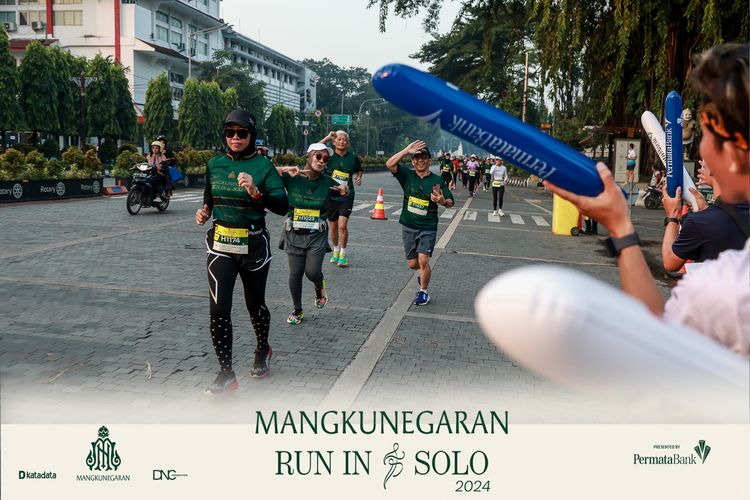 Race photo from Mangkunegaran Run 2024