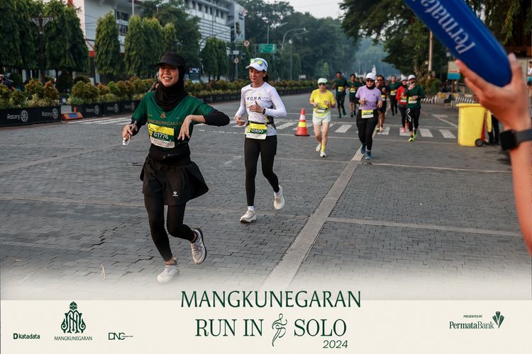 Race photo from Mangkunegaran Run 2024