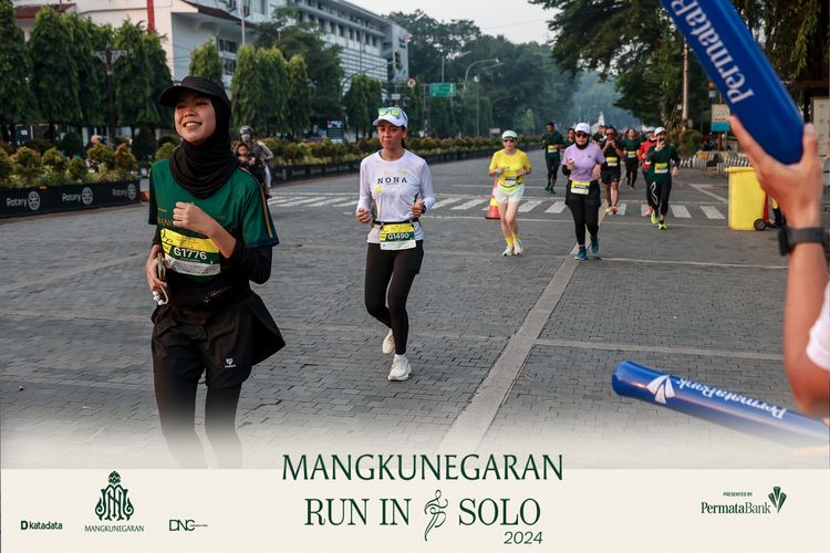 Race photo from Mangkunegaran Run 2024