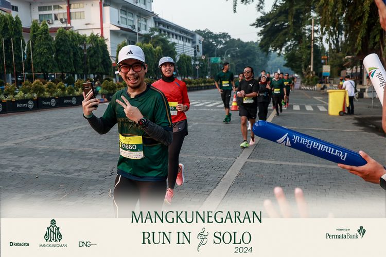 Race photo from Mangkunegaran Run 2024