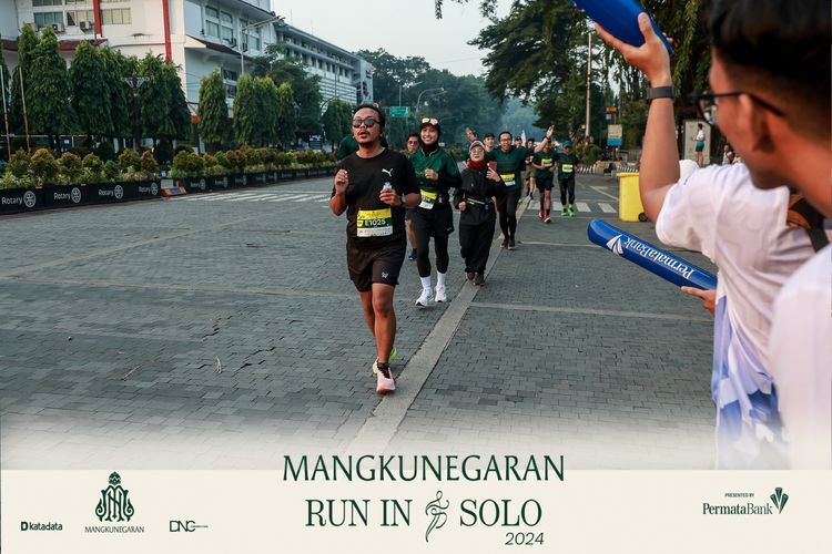 Race photo from Mangkunegaran Run 2024