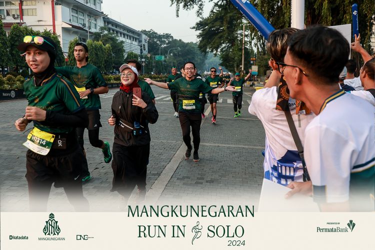 Race photo from Mangkunegaran Run 2024
