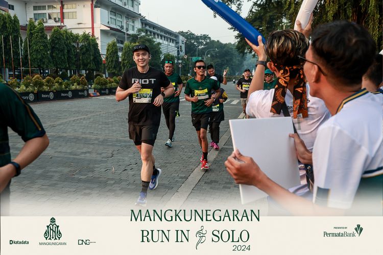 Race photo from Mangkunegaran Run 2024