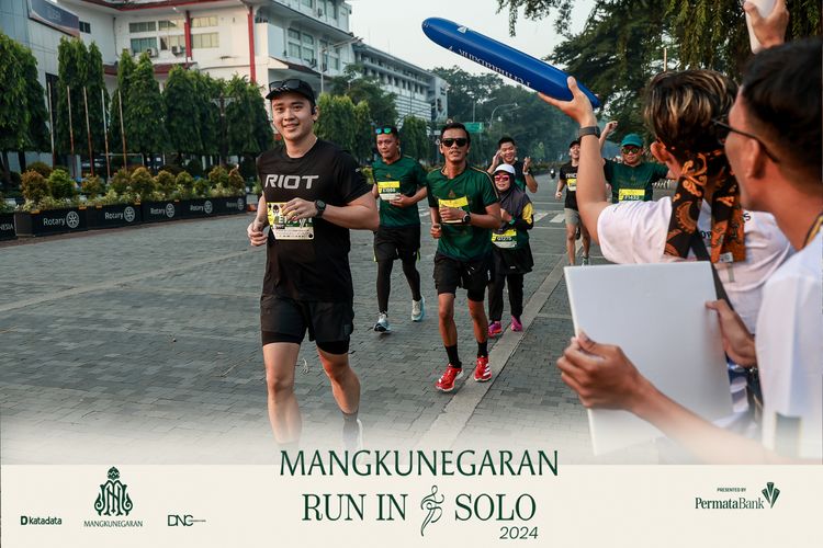 Race photo from Mangkunegaran Run 2024