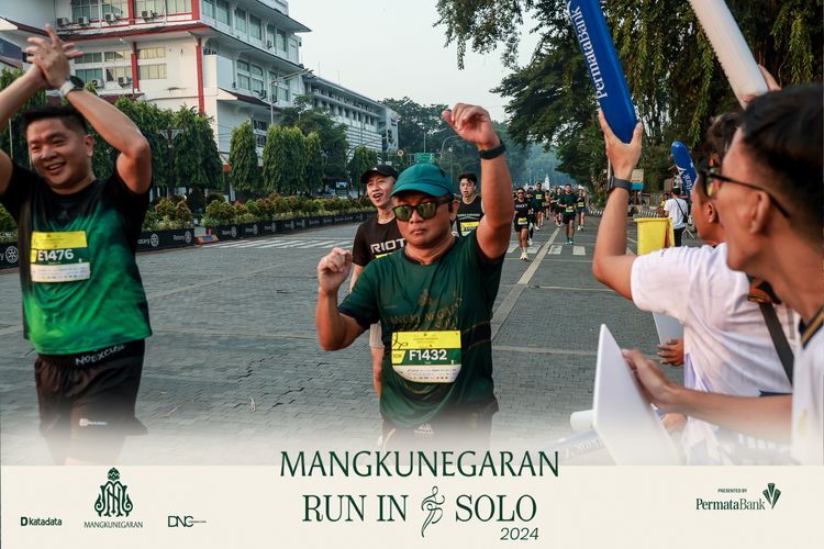 Race photo from Mangkunegaran Run 2024