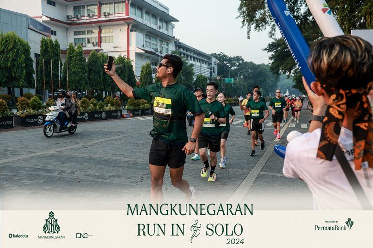 Race photo from Mangkunegaran Run 2024