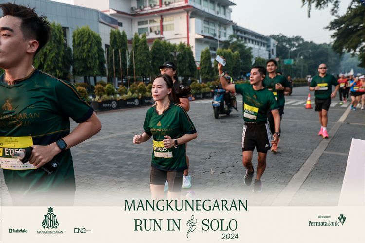 Race photo from Mangkunegaran Run 2024
