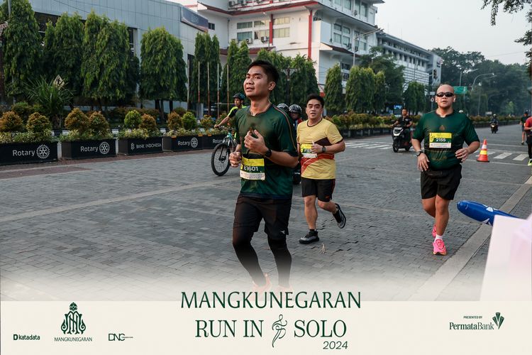 Race photo from Mangkunegaran Run 2024