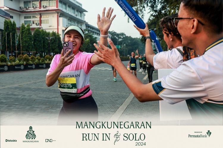 Race photo from Mangkunegaran Run 2024