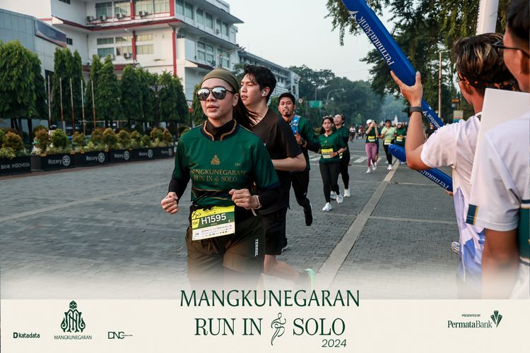 Race photo from Mangkunegaran Run 2024