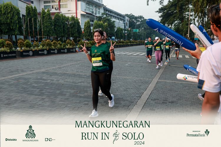 Race photo from Mangkunegaran Run 2024