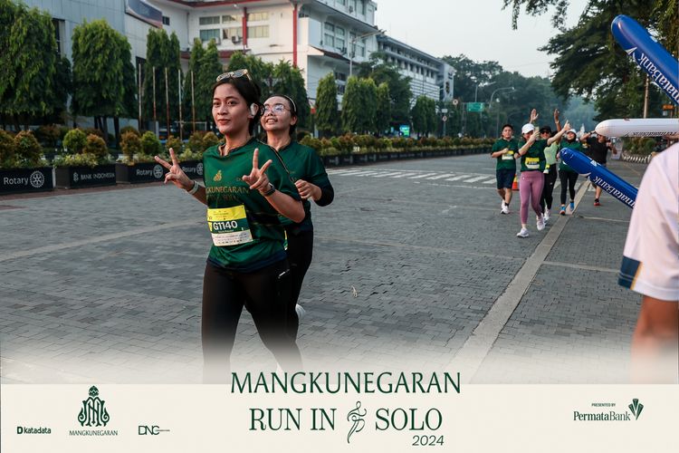 Race photo from Mangkunegaran Run 2024