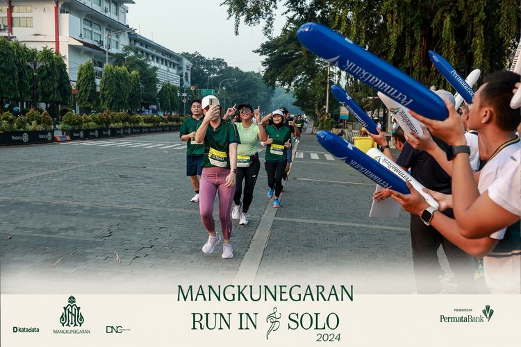 Race photo from Mangkunegaran Run 2024