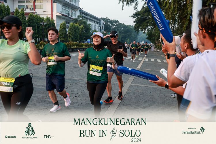 Race photo from Mangkunegaran Run 2024