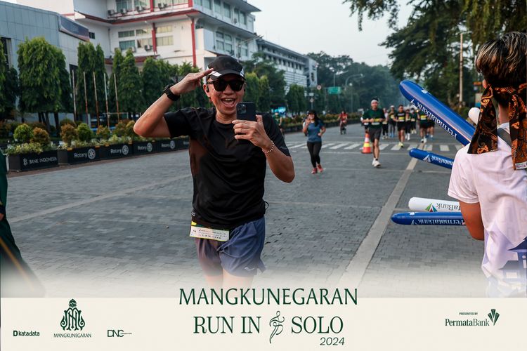 Race photo from Mangkunegaran Run 2024