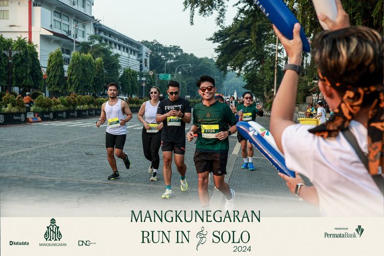 Race photo from Mangkunegaran Run 2024