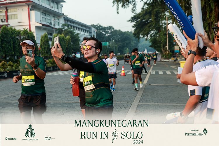 Race photo from Mangkunegaran Run 2024
