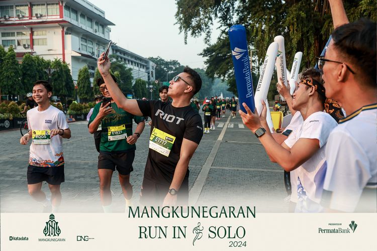 Race photo from Mangkunegaran Run 2024