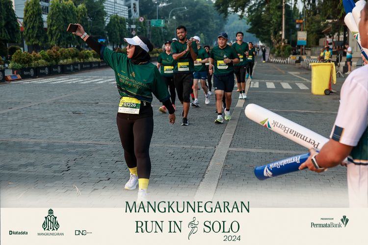 Race photo from Mangkunegaran Run 2024