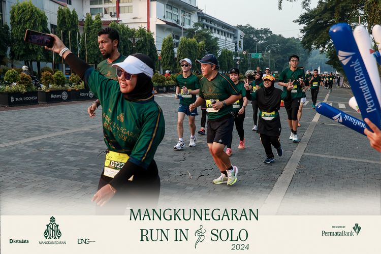 Race photo from Mangkunegaran Run 2024