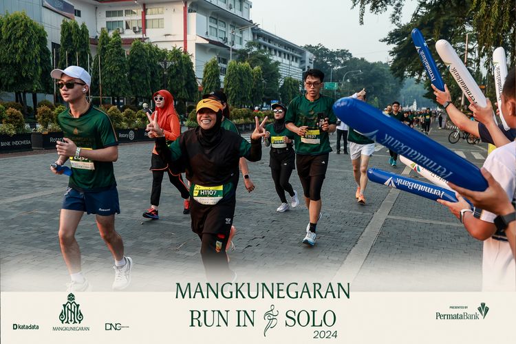 Race photo from Mangkunegaran Run 2024