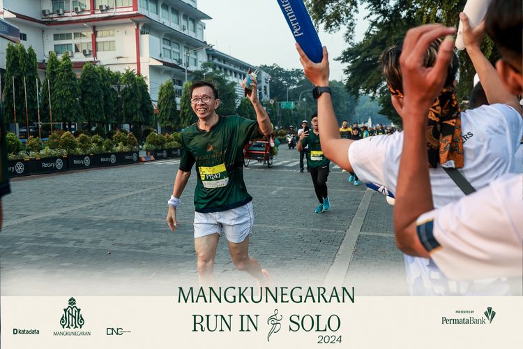 Race photo from Mangkunegaran Run 2024