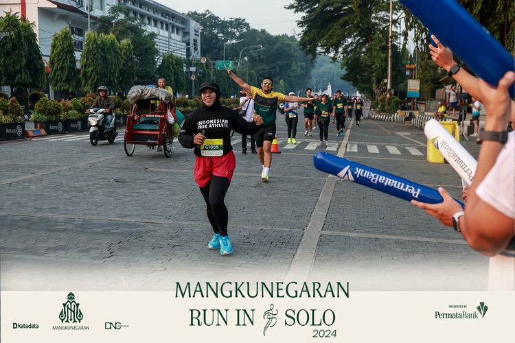 Race photo from Mangkunegaran Run 2024