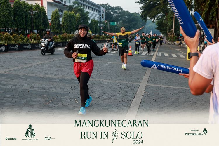 Race photo from Mangkunegaran Run 2024