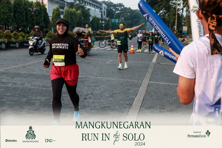 Race photo from Mangkunegaran Run 2024