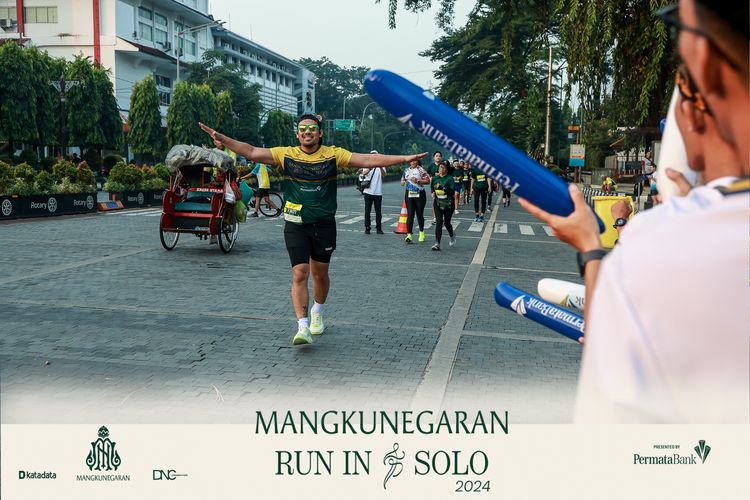 Race photo from Mangkunegaran Run 2024