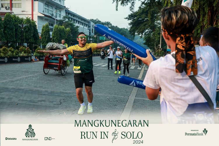 Race photo from Mangkunegaran Run 2024