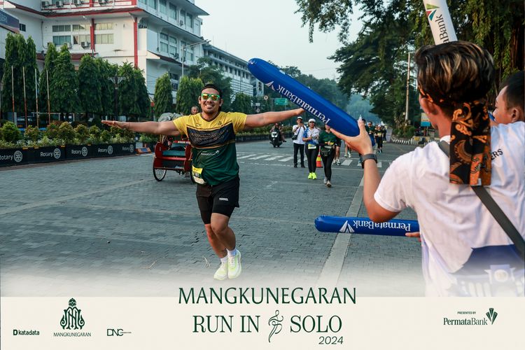 Race photo from Mangkunegaran Run 2024