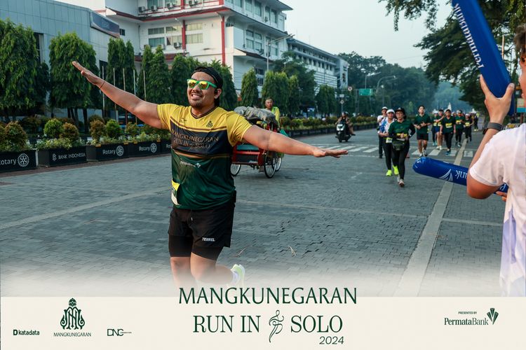 Race photo from Mangkunegaran Run 2024