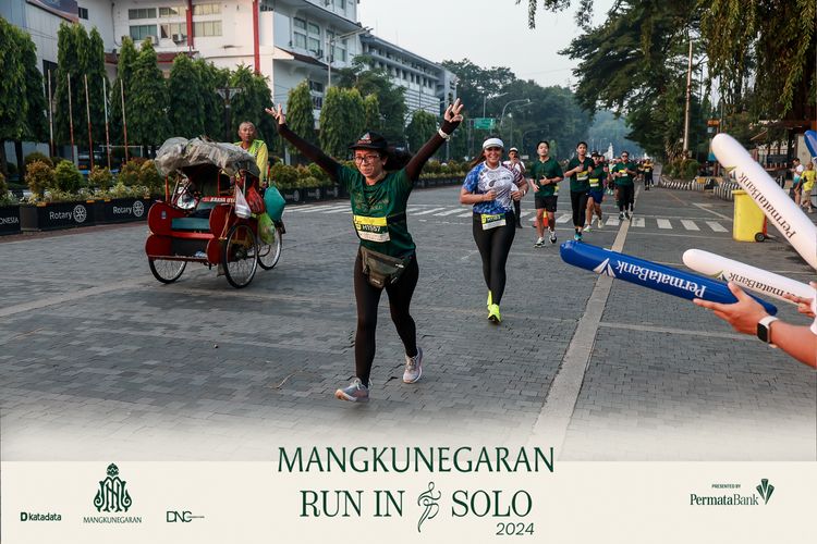Race photo from Mangkunegaran Run 2024