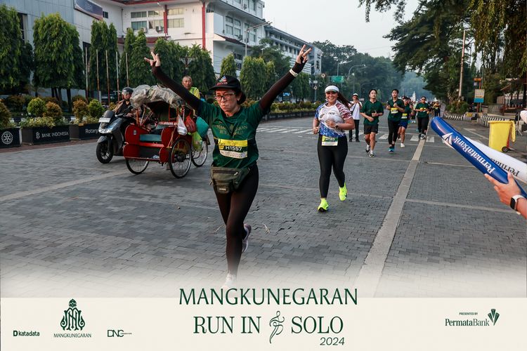 Race photo from Mangkunegaran Run 2024