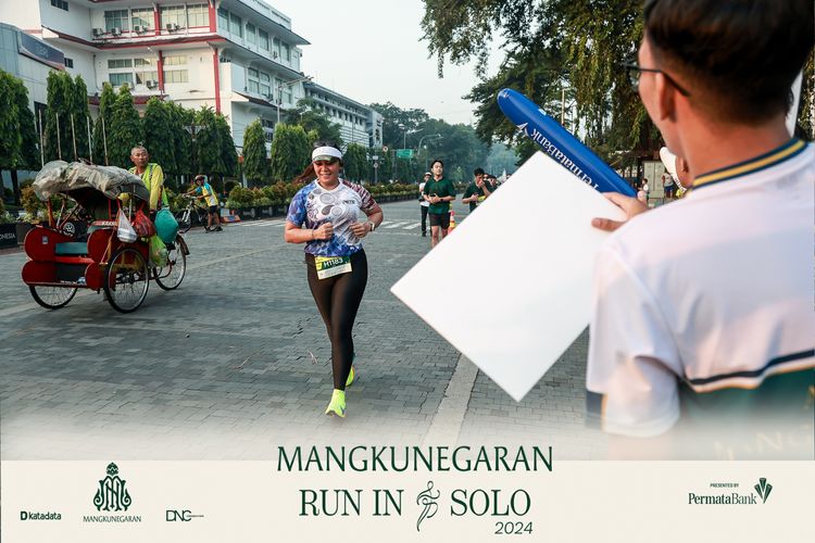 Race photo from Mangkunegaran Run 2024