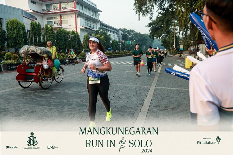 Race photo from Mangkunegaran Run 2024