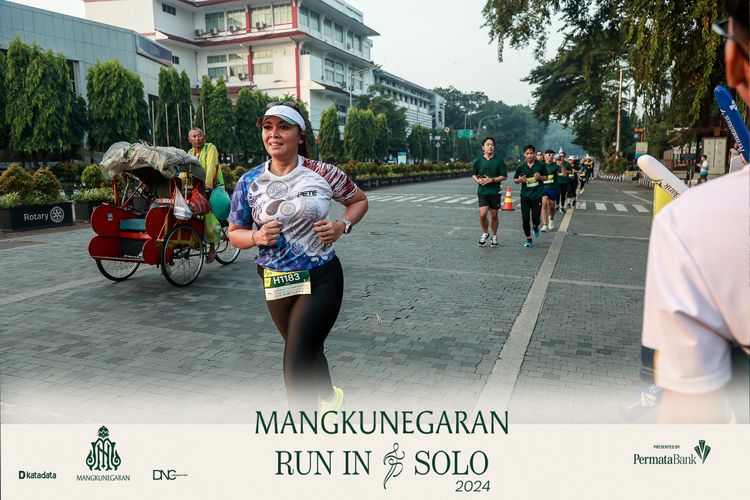 Race photo from Mangkunegaran Run 2024