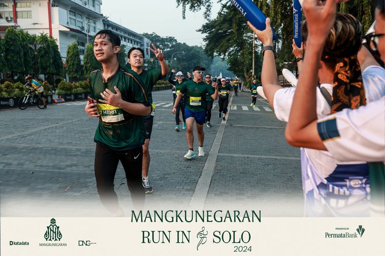 Race photo from Mangkunegaran Run 2024