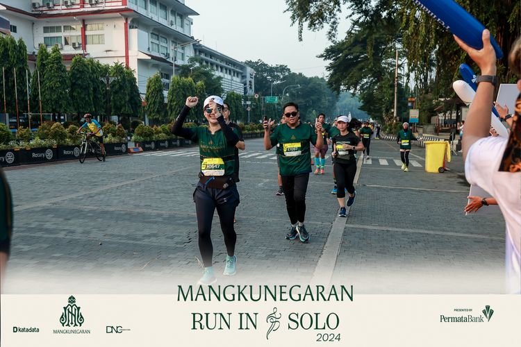 Race photo from Mangkunegaran Run 2024