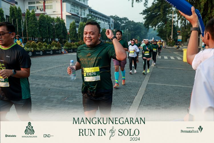 Race photo from Mangkunegaran Run 2024