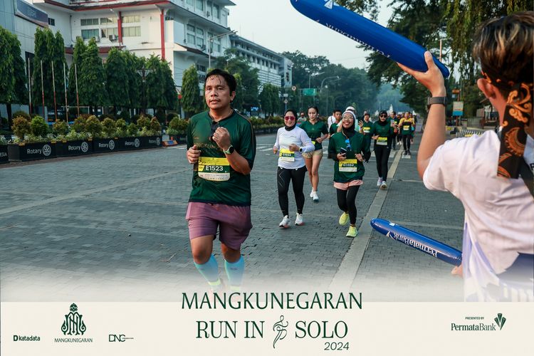 Race photo from Mangkunegaran Run 2024
